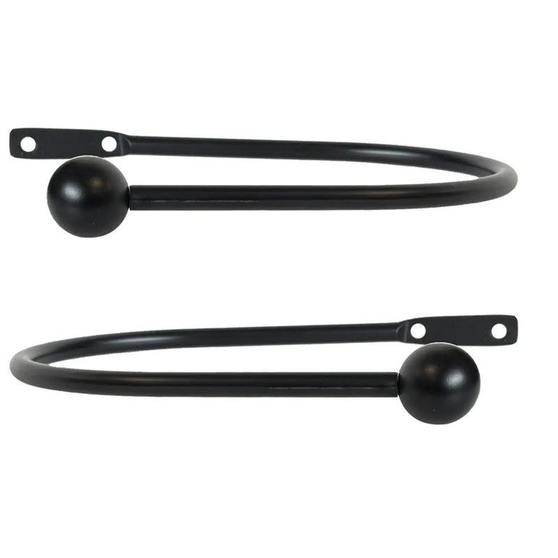 Jones Interiors Cosmos Metal Holdback Black