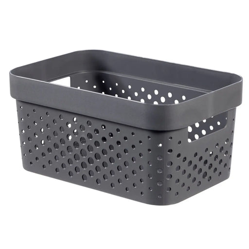 Curver Recycled Infinity Dots Box 4.5L Dark Grey
