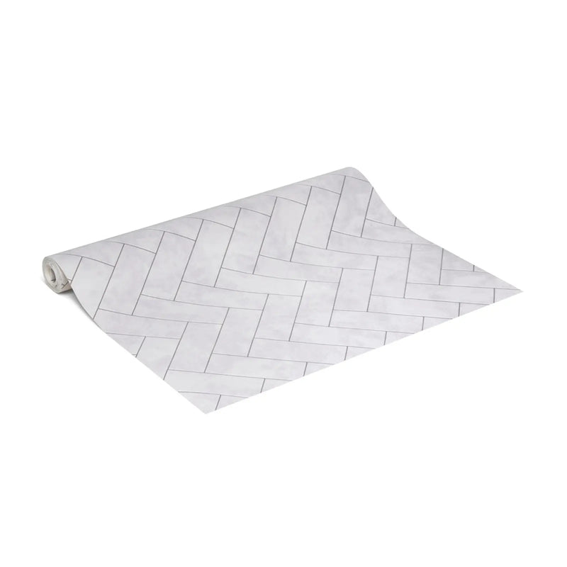 Stax d-c-fix® Ceramics 3D Wallpaper Metallic Chevron