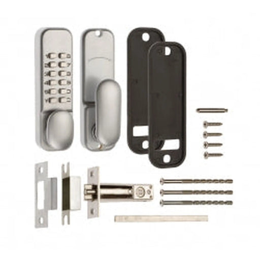 Era Digital Door Lock Oval with Hold Back Finish: Chrome Effect