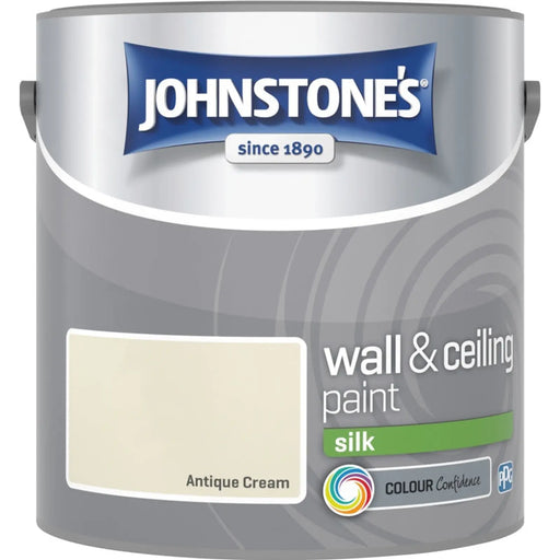 Johnstone's Wall & Ceiling Silk 2.5L Antique Cream