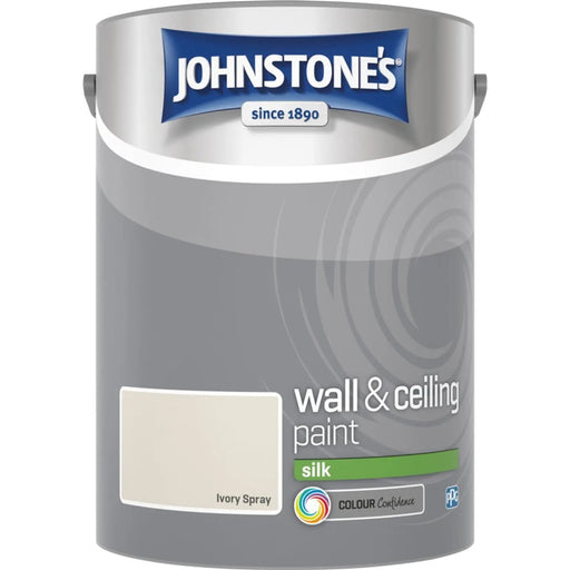 Johnstone's Wall & Ceiling Silk 5L Ivory Spray