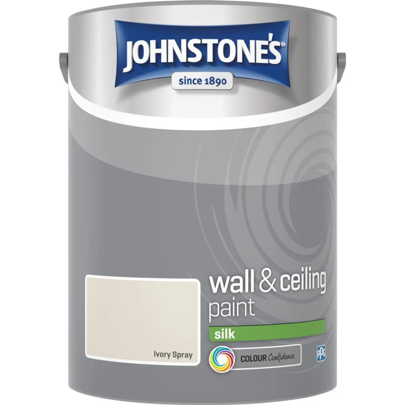 Johnstone's Wall & Ceiling Silk 5L Ivory Spray