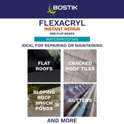 Bostik Flexacryl Instant Repair 1kg Black