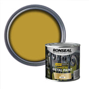 Ronseal Direct To Metal Paint 250ml Gold Gloss