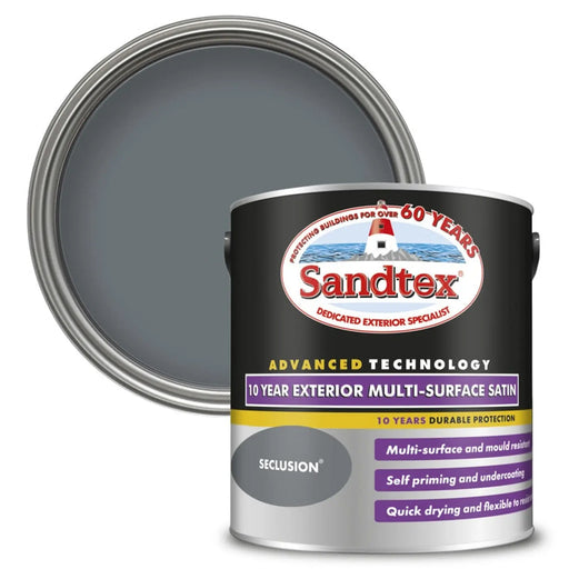 Sandtex 10 Year Exterior Multi Surface Satin 2.5L Seclusion