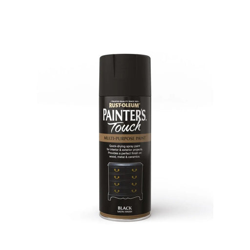 Rustoleum Painter's Touch Aerosol 400ml Black Satin