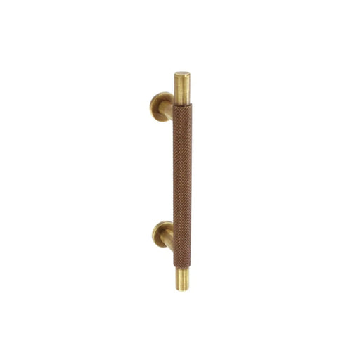 Smiths Architectural Cross Knurled Handle 96mm Antique Brass