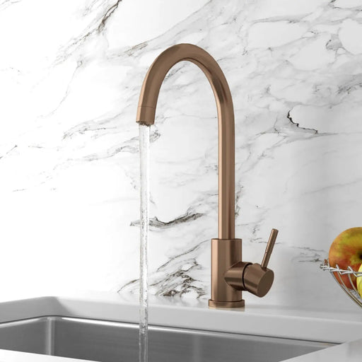 Scudo Manhattan Kitchen Mixer Tap Brushed Bronze