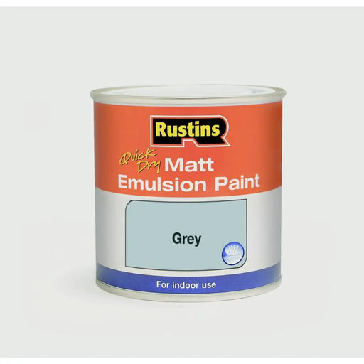 Rustins Matt Emulsion 500ml Grey