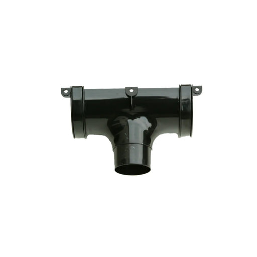 Kayflow Rainwater Round Running Outlet Black 112mm