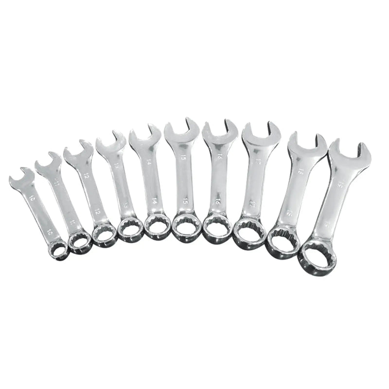 SupaTool Stubby Combination Spanner Set 10 Piece