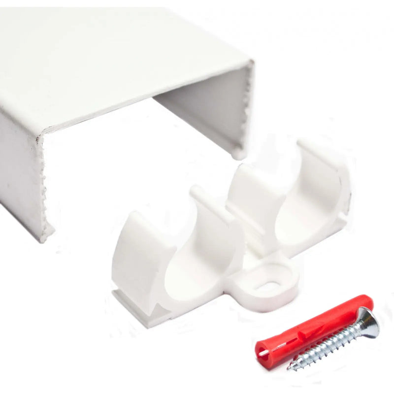 Ecostar Trunking With Clips 15mm
