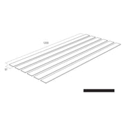 Cheshire Mouldings Wall Panel Kit 4 (MDF Shaker Kit) 9 x 97mm Strips