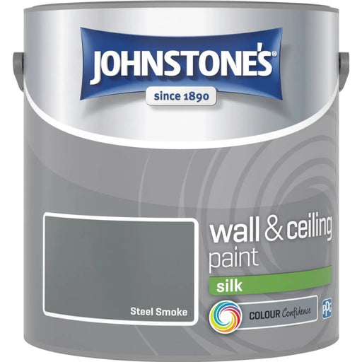 Johnstone's Wall & Ceiling Silk 2.5L Steel Smoke