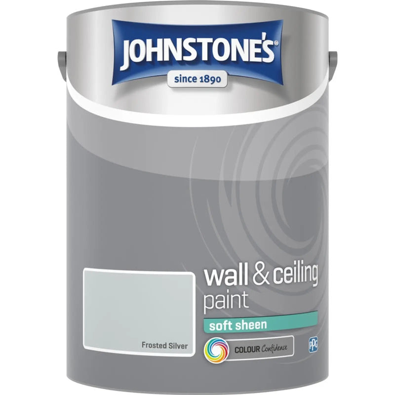 Johnstone's Wall & Ceiling Soft Sheen 5L Frosted Silver