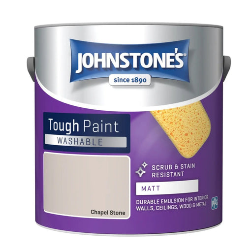 Johnstone's Washable Matt 2.5L Chapel Stone