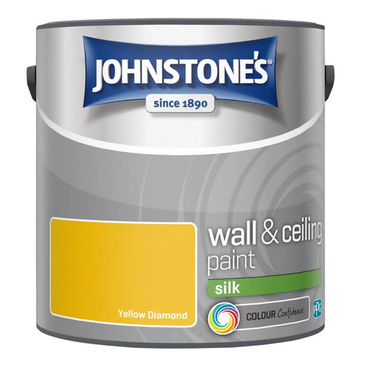 Johnstone's Wall & Ceiling Silk 2.5L Yellow Diamond