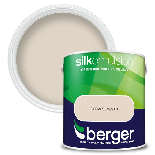 Berger Silk Emulsion 2.5L Canvas Cream