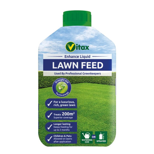 Vitax Green Up Lawn Care Enhance Liquid Lawn Feed 200sqm