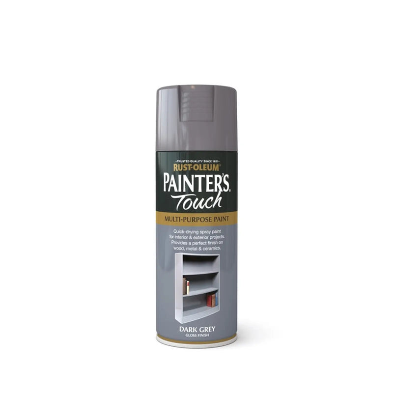 Rustoleum Painter's Touch Aerosol 400ml Dark Grey Gloss