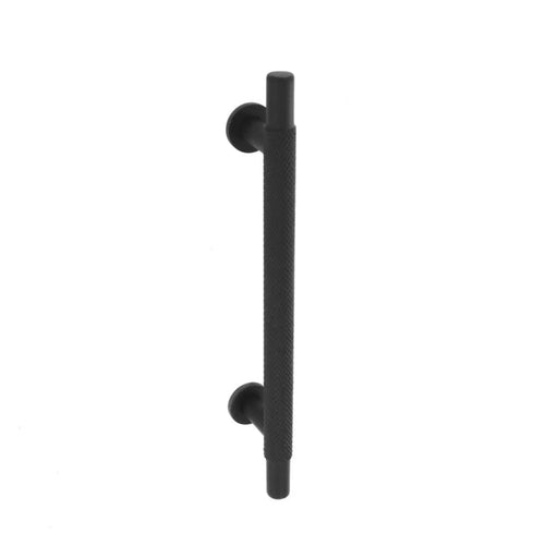 Smiths Architectural Cross Knurled Handle 128mm Matt Black