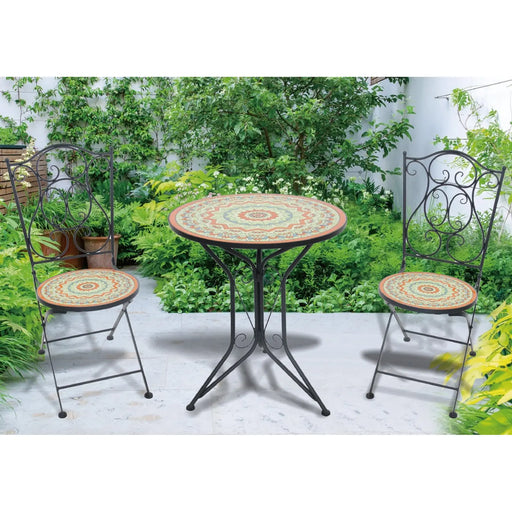 Pagoda Ceramic Bistro Set Tribe