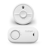 Fire Angel CO/Smoke Alarm With Replaceable Battery Twin Pack