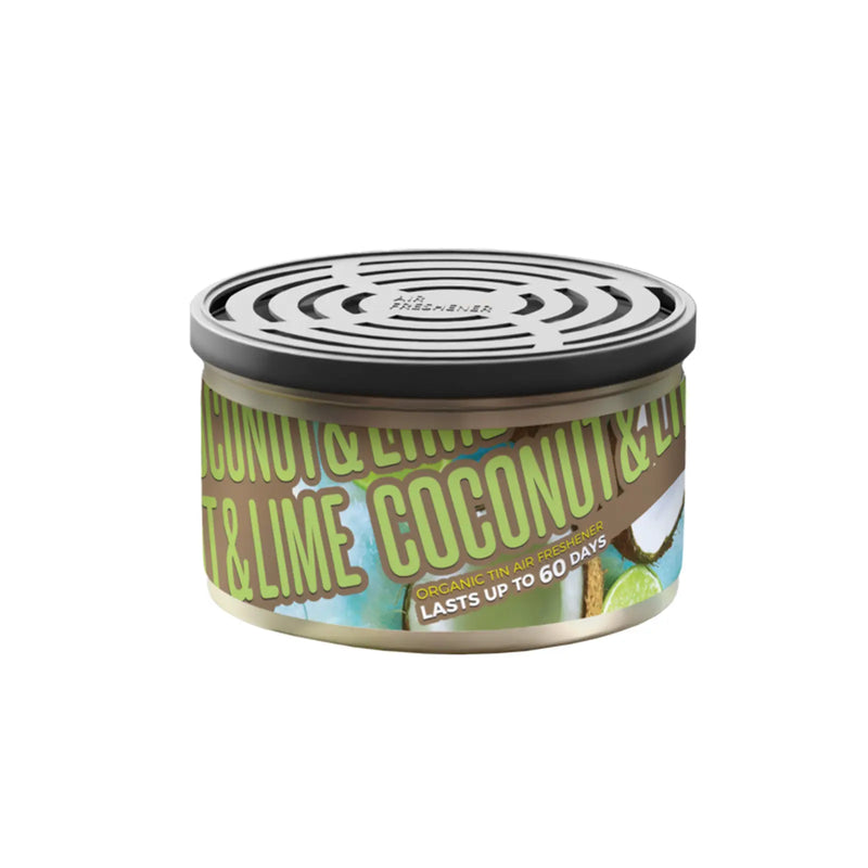 JRP Fresh Tin Air Freshener Carded Coconut & Lime