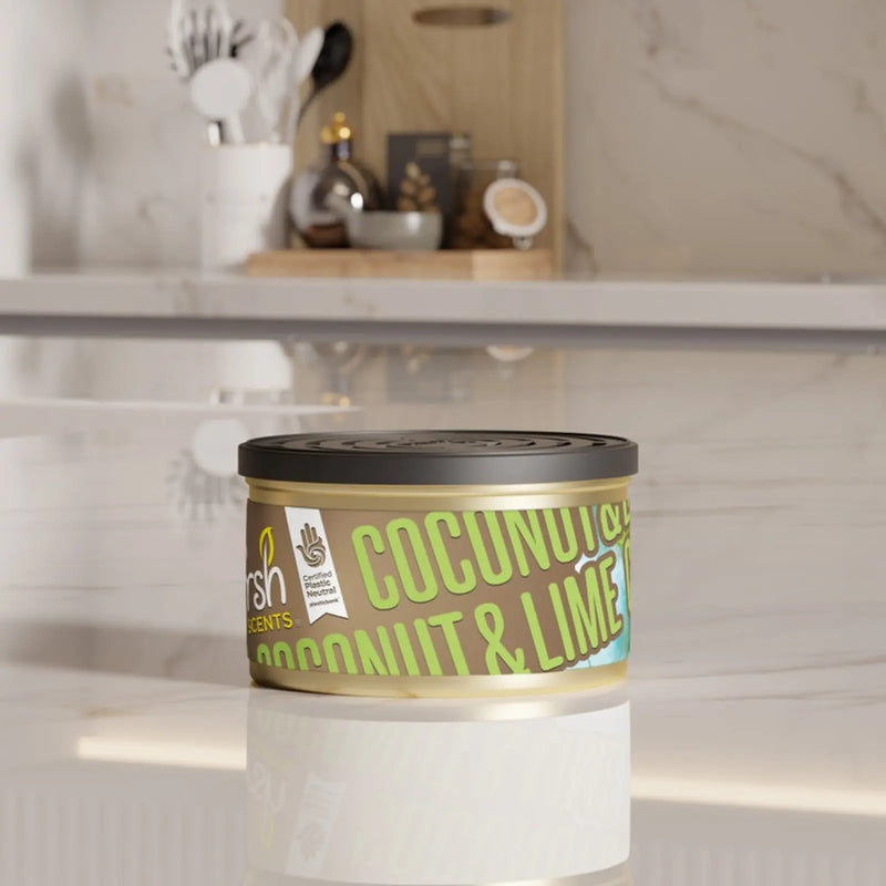 JRP Fresh Tin Air Freshener Carded Coconut & Lime