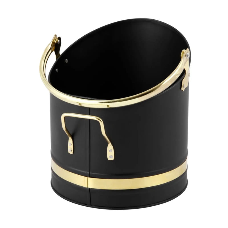 Stax Hearth & Home Metal Coal Hod Matt Black