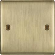 BG Antique Brass Single Blank Plate