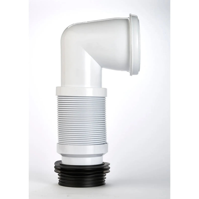 Make Flexible WC Pan Connector With 90 Degree Bend 300-600mm
