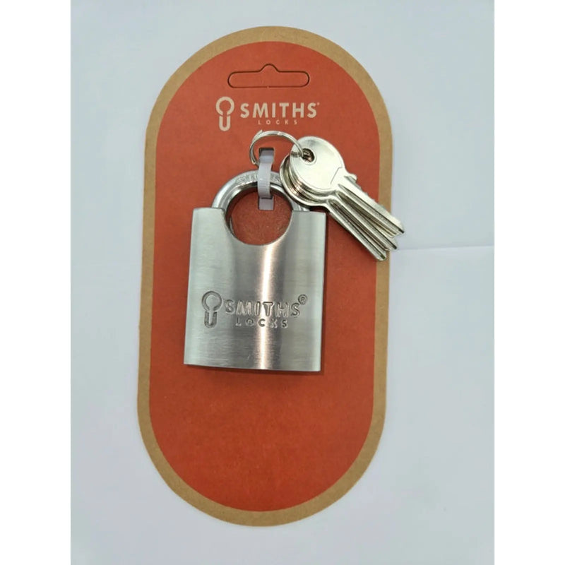 Smiths Locks Stainless Steel Padlock Close Shackle 50mm
