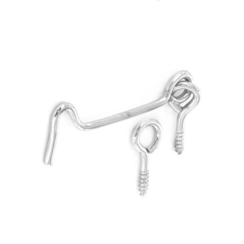 Securpak Gate Hook & Eye Zp 50mm 5 Pack