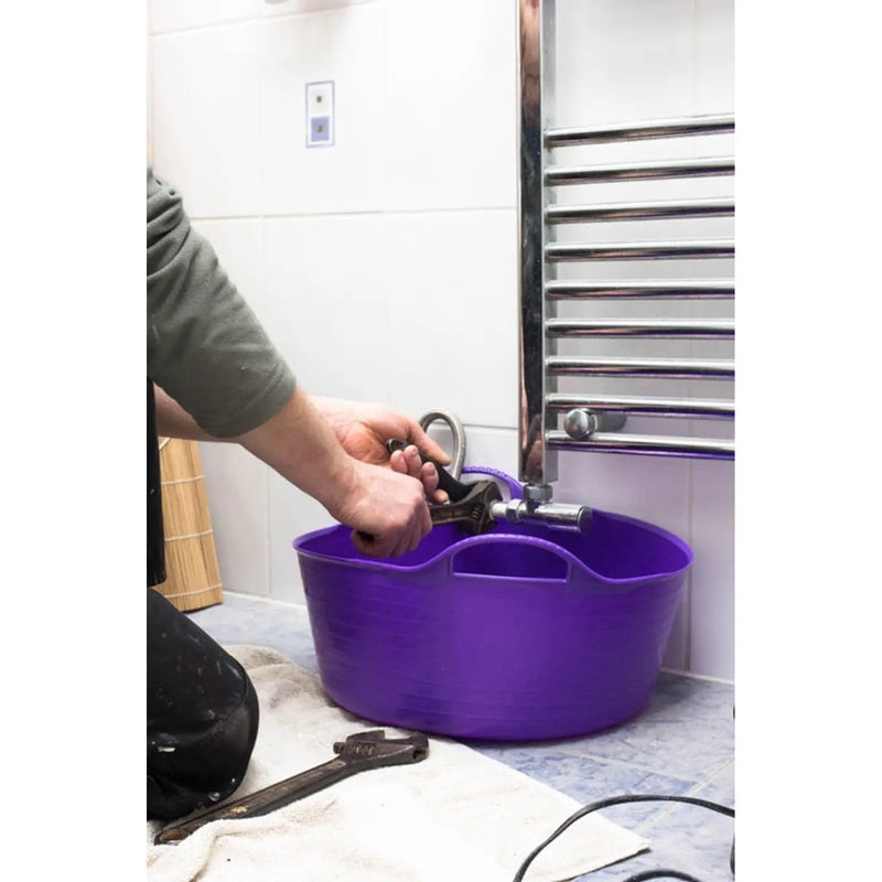 Red Gorilla Flexible Small Shallow Tub 15L Purple