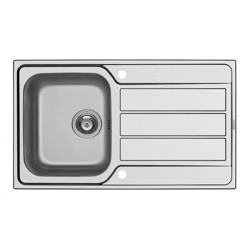 Pyramis Athena Stainless Steel Single Bowl Inset Sink 860 x 500mm