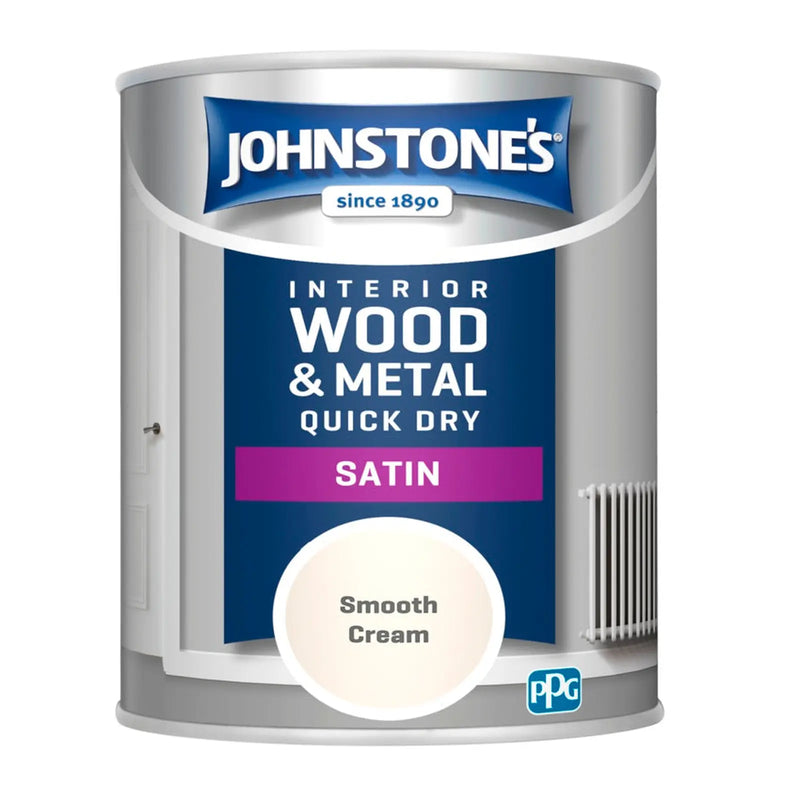 Johnstones Quick Dry Satin 750ml Smooth Cream