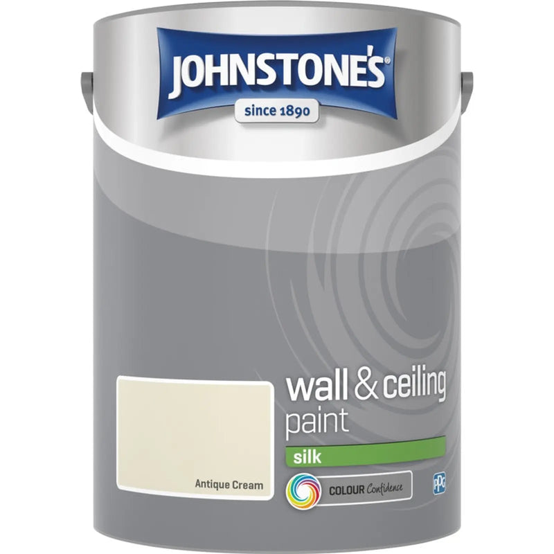 Johnstone's Wall & Ceiling Silk 5L Antique Cream