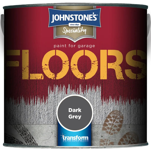 Johnstone's Garage Floor Paint 2.5L Dark Grey