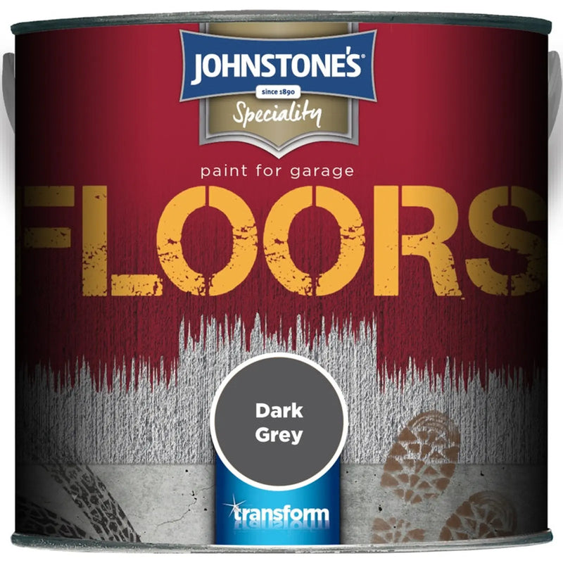 Johnstone's Garage Floor Paint 2.5L Dark Grey