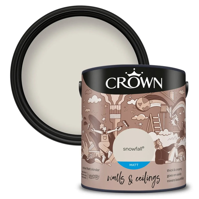 Crown Walls & Ceilings Matt 2.5L Snowfall