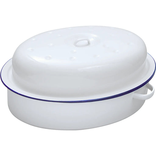 Falcon Falcon Oval Roaster - Traditional White 30cm x 21.5cm x 14.5D