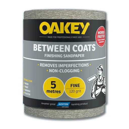Norton Oakey Between Coats Rolls - 5m x 115mm 120g