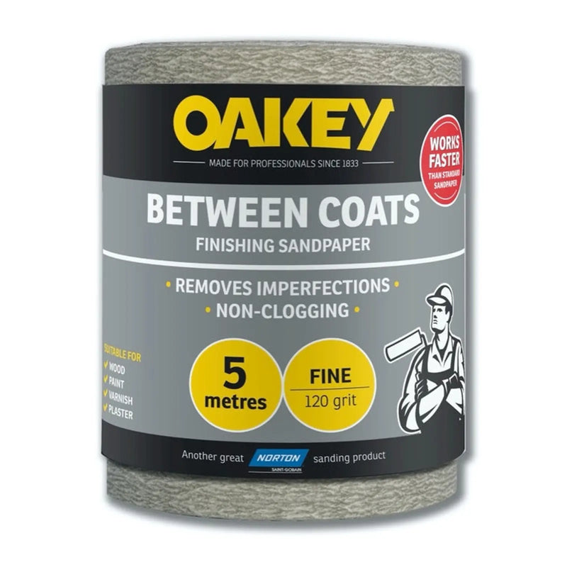 Norton Oakey Between Coats Rolls - 5m x 115mm 120g