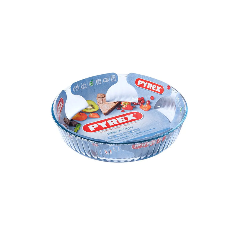 Pyrex Bake & Enjoy Fluted Flan Dish 26cm