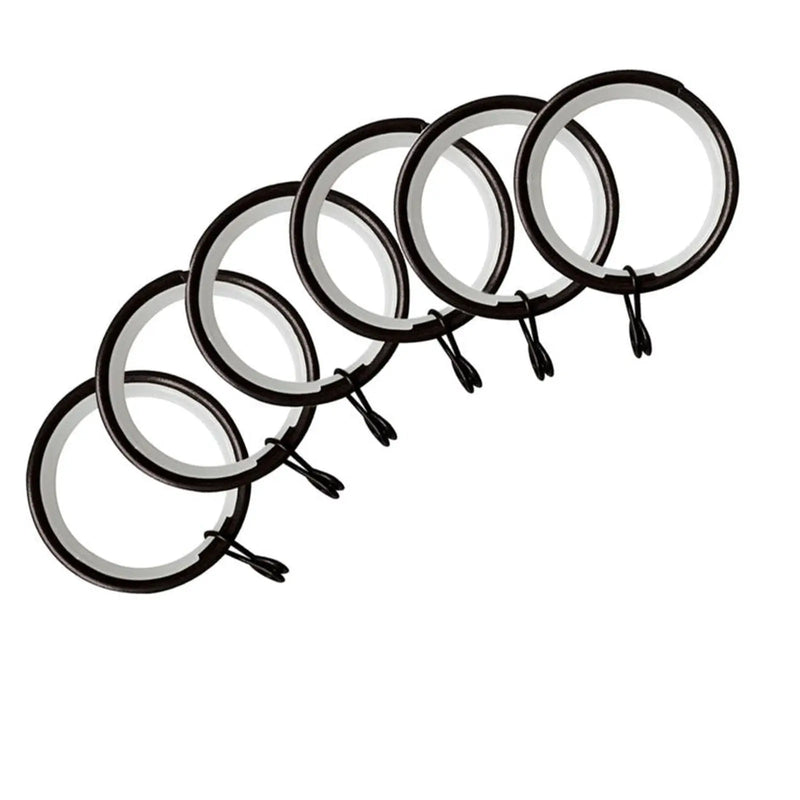 Jones Interiors Cosmos Metal Rings Black Pack 6