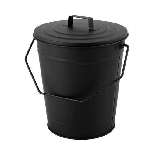 Stax Hearth & Home Coal Bucket With Lid Black