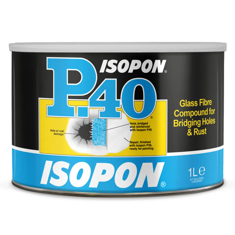 Isopon P.40 Glass Fibre Body Filler 1L