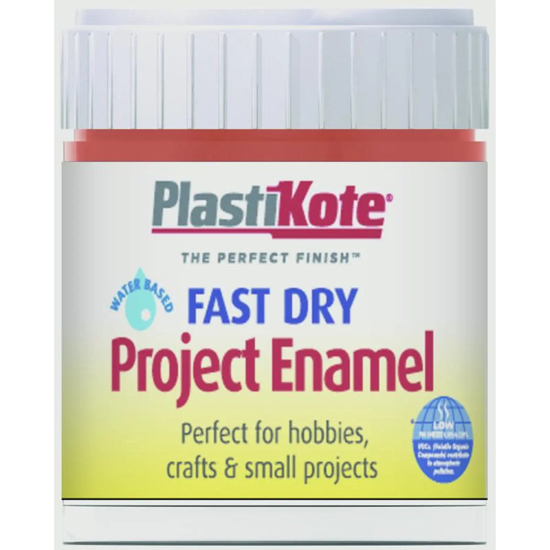 PlastiKote Fast Dry Enamel Brush On Insignia Red - 59ml Bottle